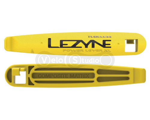 Бортировочные лопатки Lezyne Tubeless Power XL Tire Lever жёлтые