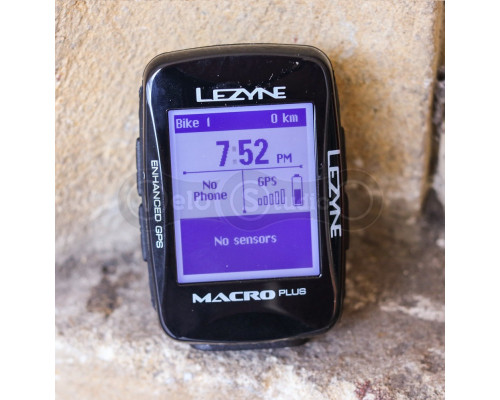 Велокомпьютер Lezyne Macro Plus GPS Smart Loaded черный