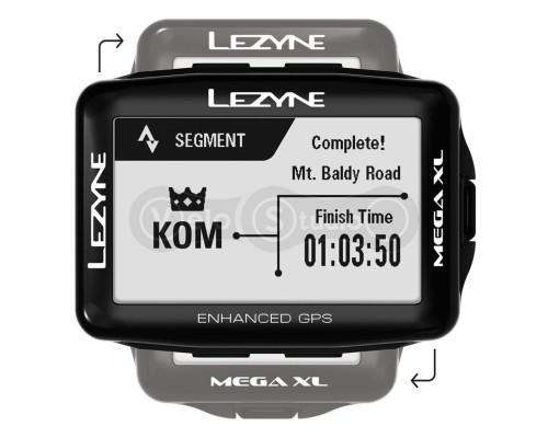 GPS компьютер Lezyne Mega XL HR/ProSC Loaded чёрный