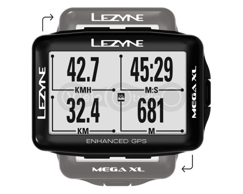 GPS компьютер Lezyne Mega XL Smart Loaded чёрный