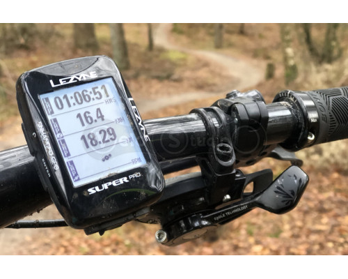 Велокомпьютер Lezyne Super Pro GPS HR Loaded черный