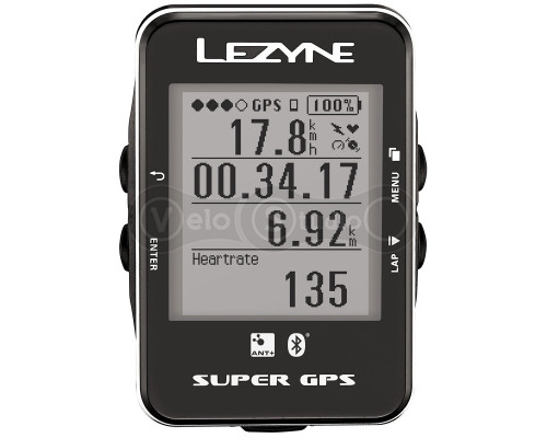 Велокомпьютер Lezyne Super GPS Silver
