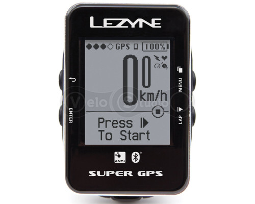 Велокомпьютер Lezyne Super GPS Silver