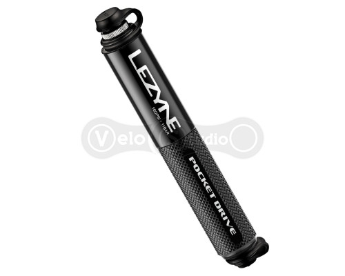 Ручний насос Lezyne Pocket Drive 160 psi чорний