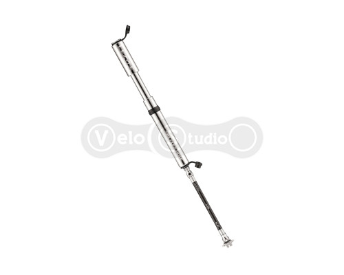 Ручной насос Lezyne Road Drive 160 psi - L 283 мм серебро