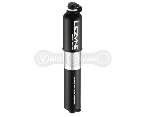 Ручний насос Lezyne Alloy Drive 90 psi S-170 мм чорний