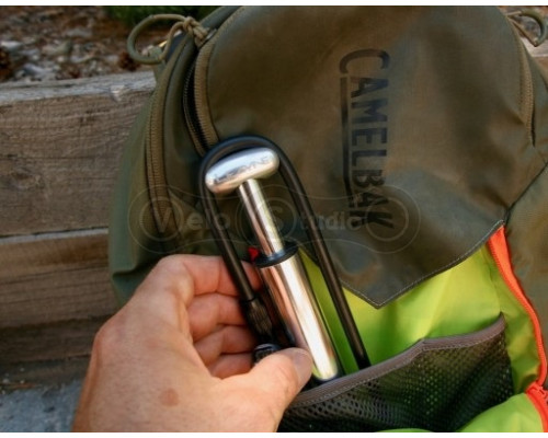 Міні насос для підлоги Lezyne Micro Floor Drive Digital HVG 90 psi 300 мм срібло