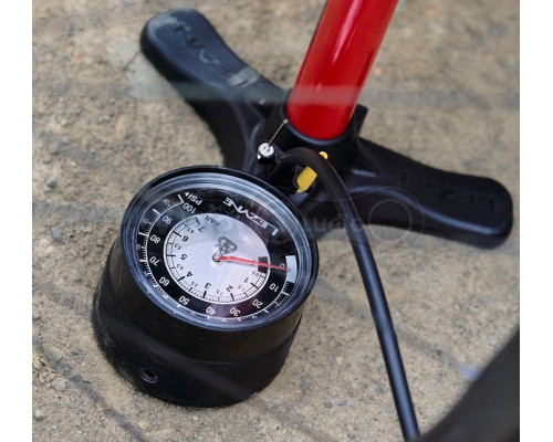 Підлоговий насос Lezyne Sport Gravel Drive 100 psi чорний мат