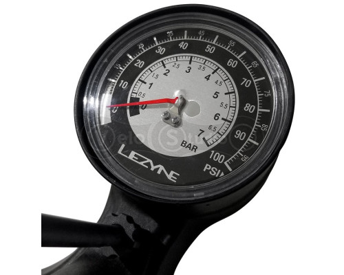 Підлоговий насос Lezyne Sport Floor Drive DV 220 psi 2.5 срібло