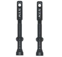 Бескамерный ниппель KLS Tubeless 40 мм Black - 2 штуки