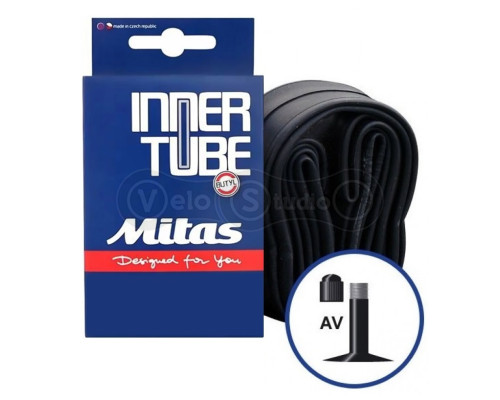 Вело камера Mitas Classic 24x1.75-2.50 (47/62 - 507) AV 40 мм