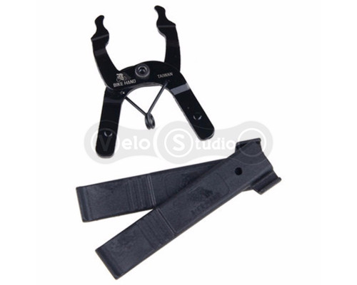Bike Hand YC-335ST для съёма и установки цепи + бортировки