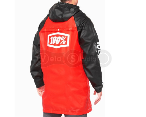 Вело куртка - дождевик Ride 100% Torrent Raincoat Red размер XL