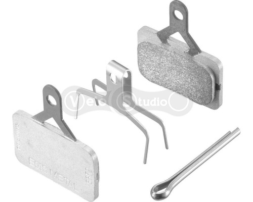 Колодки гальмові Shimano E01S метал, Y8FL98010