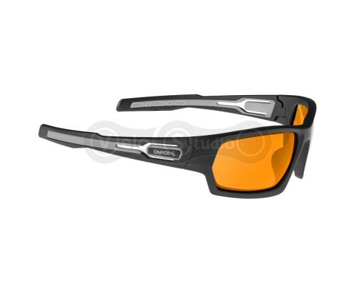 Вело окуляри Onride Point 20 чорні матові Photochromic Orange (57-17%)