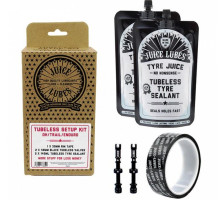 Набір безкамерки JUICE LUBES DH/Trail/Enduro, 30mm Tape, 48mm Valves, 280ml Sealant
