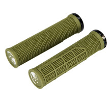 Грипси Lizard Skins Machine 135 мм, с одним замком, Olive Green