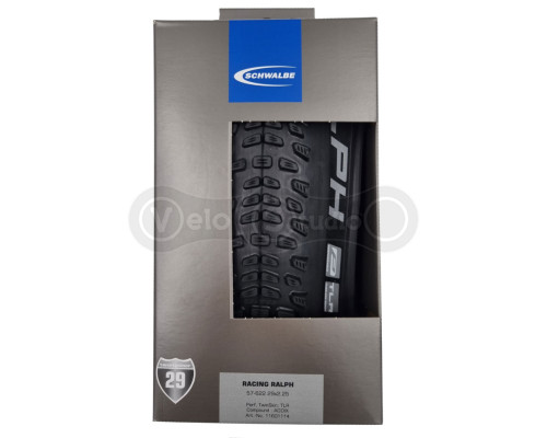 Покрышка 29x2.25 (57-622) Schwalbe RACING RALPH Perf TwinSkin TLR B/B HS490 Addix, 67EPI