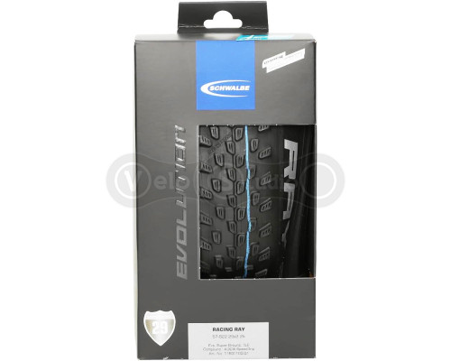 Покрышка 29x2.25 (57-622) Schwalbe RACING RAY Perf TwinSkin TLR B/B HS489 Addix, 67EPI
