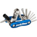 Мультитул Park Tool MT-40 2,5/3/4/5/6/8mm, T25/T30, отвёртка, выжимка цепи, адаптер CO2