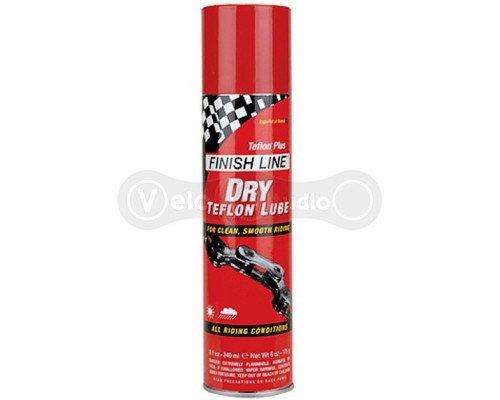 Мастило ланцюга Finish Line Dry Teflon Plus 244 мл аерозоль