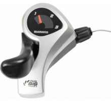 Манетка Shimano SL-TX50 левая 3-скор.+ трос, серебристая