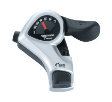 Манетка Shimano SL-TX50 права, 7-швидкостей+трос, срібляста