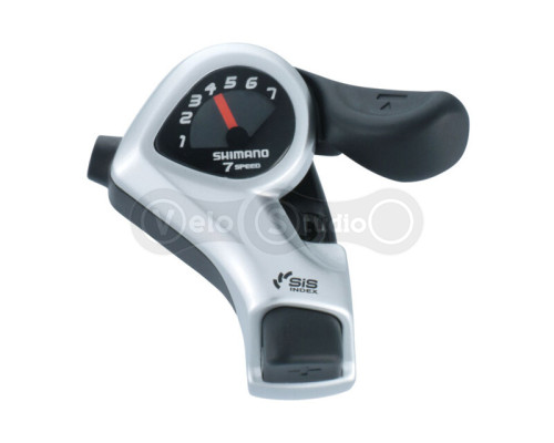 Манетка Shimano SL-TX50 правая, 7-скоростей+трос, серебристая