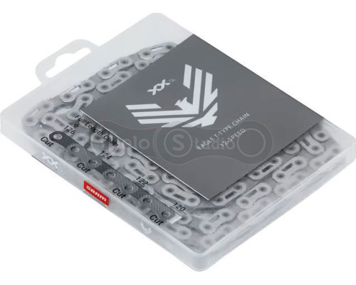 Ланцюг Sram XX SL T-TYPE EAGLE 12 швидкостей 126 ланок сріблястий