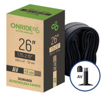 Велосипедная камера ONRIDE 26"x1.75-2.15" AV 48