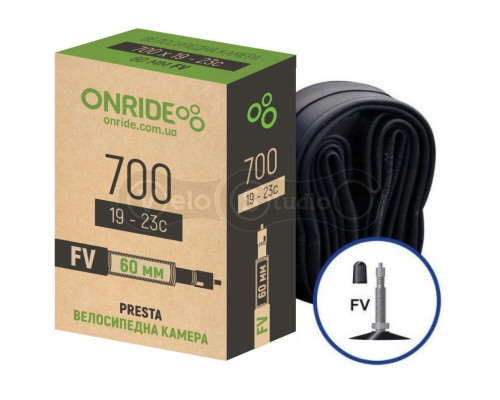 Велосипедна камера ONRIDE 700x19/23С FV 60