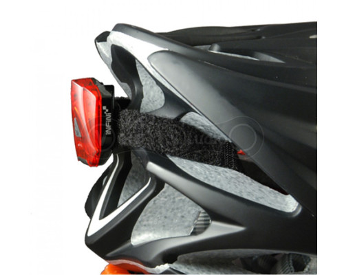 Мигалка задняя Infini LAVA I-260R, 3 светодиода, 4 режима, USB кабель, с крепл.