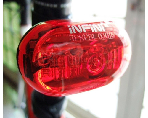 Мигалка задняя Infini VISTA I-402R, 5 светодиодов, 4 режима, 2x