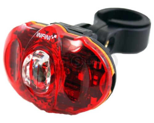 Мигалка задняя Infini VISTA I-406R, 3 светодиода, 2 режима, 2x