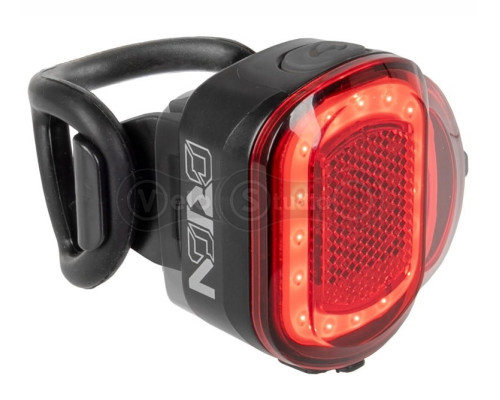 Мигалка задняя Moon Orion 50 люмен, встроенный аккум, USB-MICRO кабель, черная