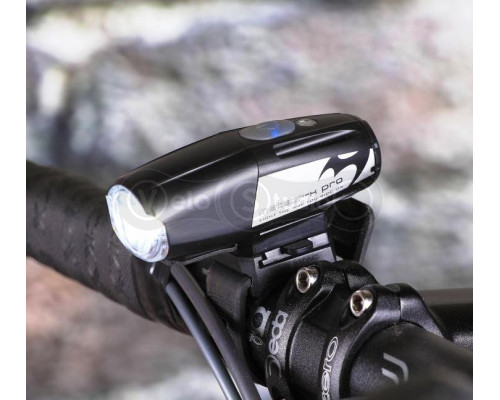 Фара Moon Meteor-X Auto 450 люмен, акумулятор знімний 1600мАч, USB-MICRO кабель, чорна