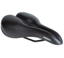 Седло ONRIDE Hush, гелевые вставки, рамки сталь, черное, 268 х 174 мм