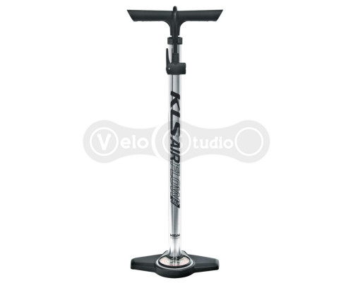 Насос напольный с манометром KLS Airflow One алюминиевый, универсальный вентиль