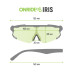 Очки ONRIDE Iris, черные с линзами Clear (0%) в жестком чехле