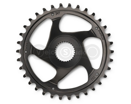 Зірка шатунів KMC Bosch Gen 4 52мм 34Т Super Narrow чорна 11/128