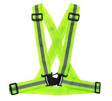 Светоотражающий жилет ONRIDE Lit on (ширина лямок: 40 мм; ширина светов.полоски: 15 мм)