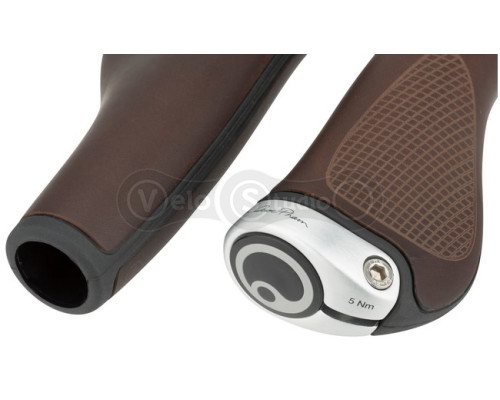 Грипси Ergon GP1 BioLeder Brown ергономічні ручки керма