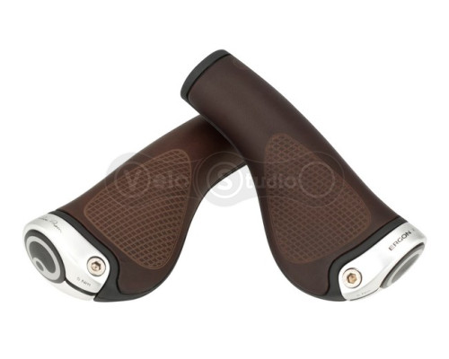 Грипси Ergon GP1 BioLeder Brown ергономічні ручки керма