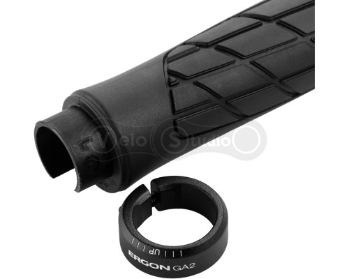 Грипси Ergon GA2 Fat Black 33 мм, ручки керма