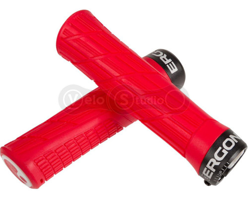 Грипси Ergon GE1 Evo Risky Red Regular, ручки керма