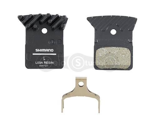 Колодки гальмові Shimano L05A + радіатор органіка, Y2EM98010