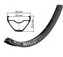 Обід DT Swiss M 462 27x25 28 спиць