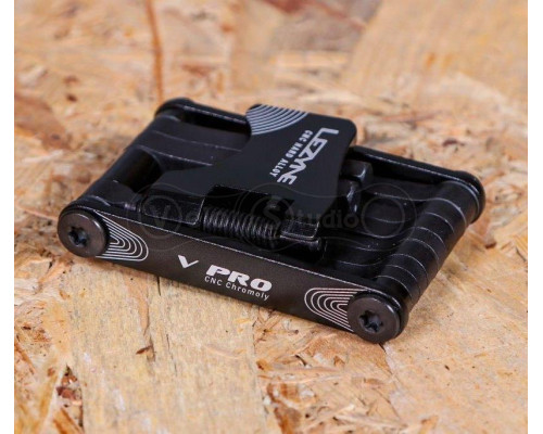 Мультитул Lezyne V PRO 10 с выжимкой цепи черный