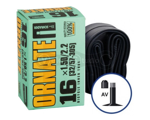 Велокамера Longus 16x1.5/2,2 AV 33 мм
