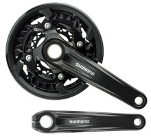 Шатуны Shimano FC-MT500-3, 175мм, 40X30X22, 10-ск, защита звезд